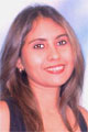 Gloria is a beautiful woman of Colombia.